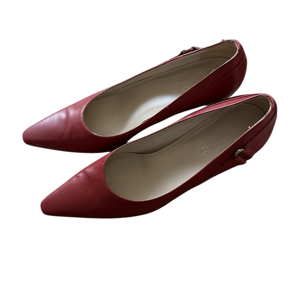 Talbots Red Heels Sleek and Sophisticated